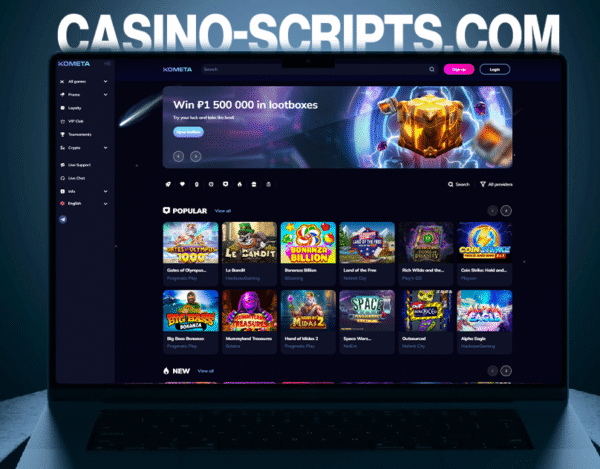 Kometa Casino - Best Online Casino Platform - Casino-Scripts.com